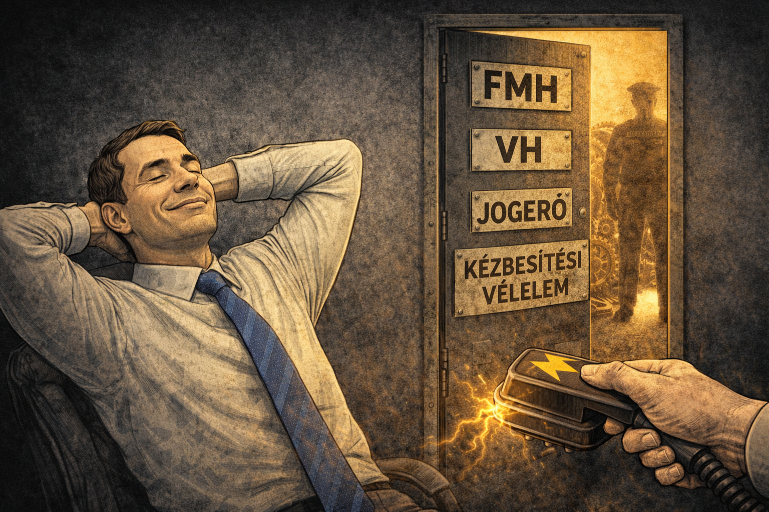 Az elévült, tehát nem kell fizetni mítosz ironikus ábrázolása