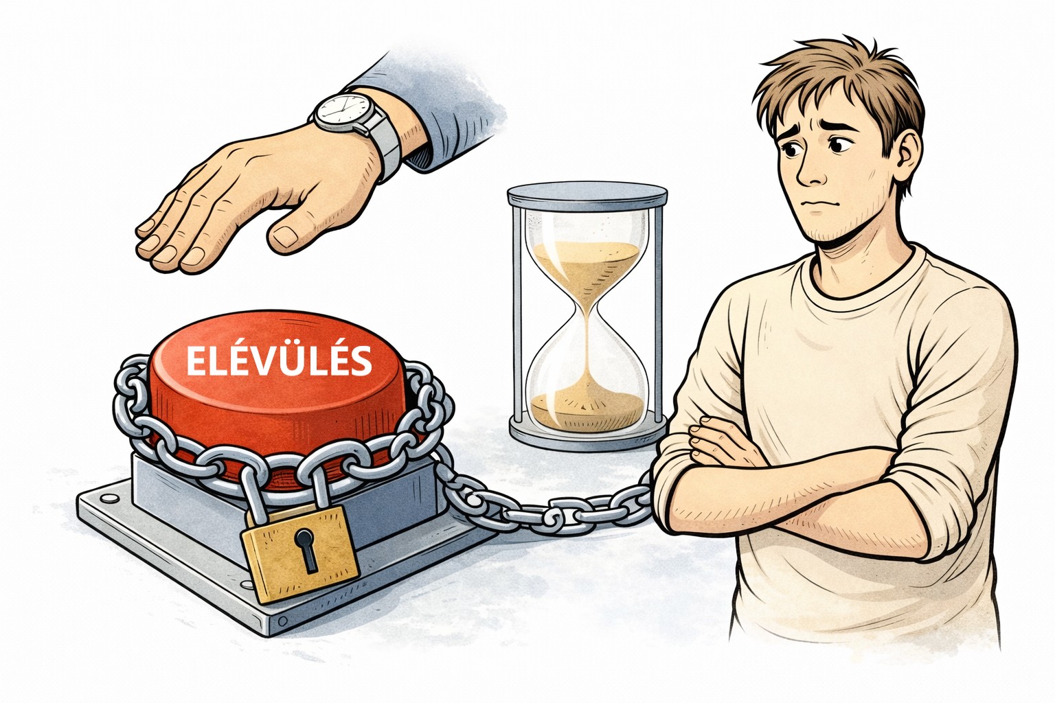 Az elévülés nem automatikus – láncolt gomb és homokóra